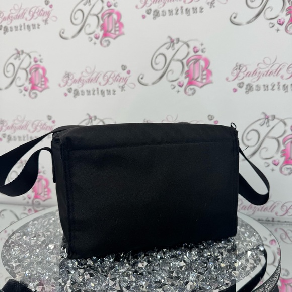 PINK Victoria's Secret cooler bag holographic shiny Black Women's Bag - Picture 4 of 5